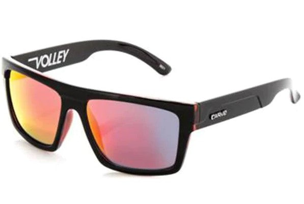 CARVE VOLLEY BLack frames with REVO POLARised SUNglasses