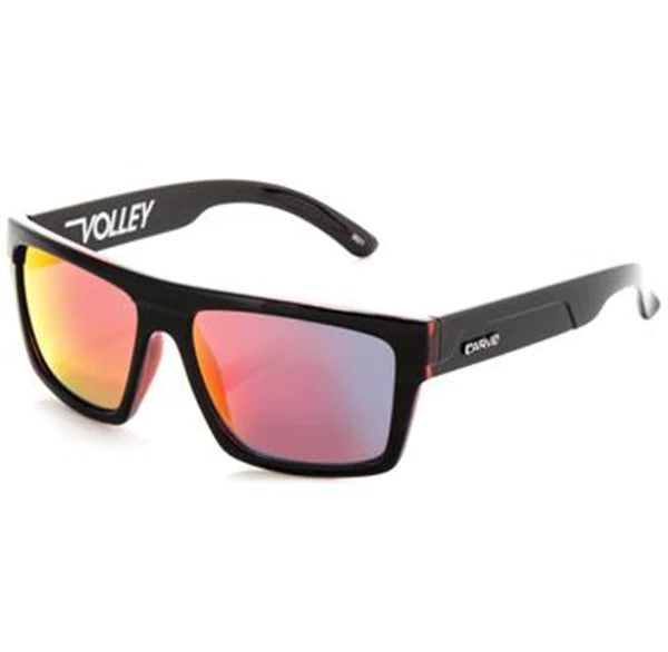 CARVE VOLLEY BLK/RED IRIDIUM SUNGLASSES