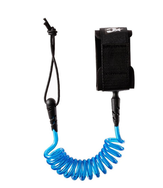 CREATURES ICON BODYBOARD COILED WRIST LEASH blue black