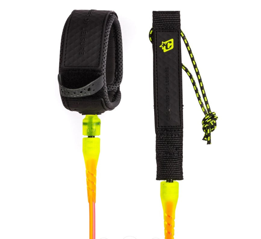 Creatures of Leisure 5' Grom Lite Surfboard Leash cherry mango