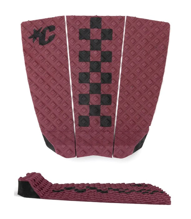 Creatures of Leisure Jack Freestone Lite Ecopure Grip in dark rose with black checks and logo