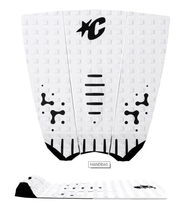 Creatures of Leisure Mick Fanning Loc-Lite EP Grip in white with black details