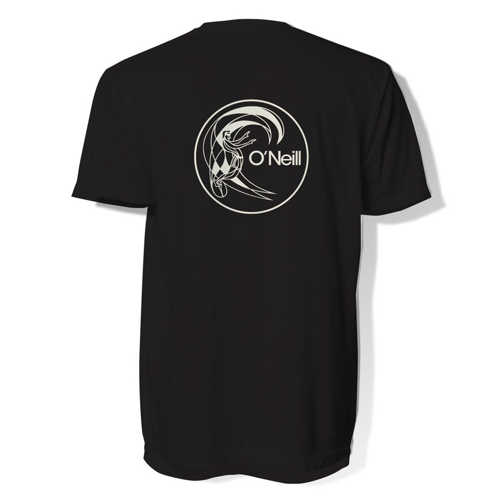 O'Neill Circle Surfer Men's T-Shirt in black from the back