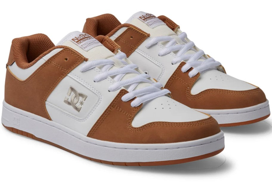 DC Shoes Manteca 4 SE Skate Shoes in oyster and brown colourway