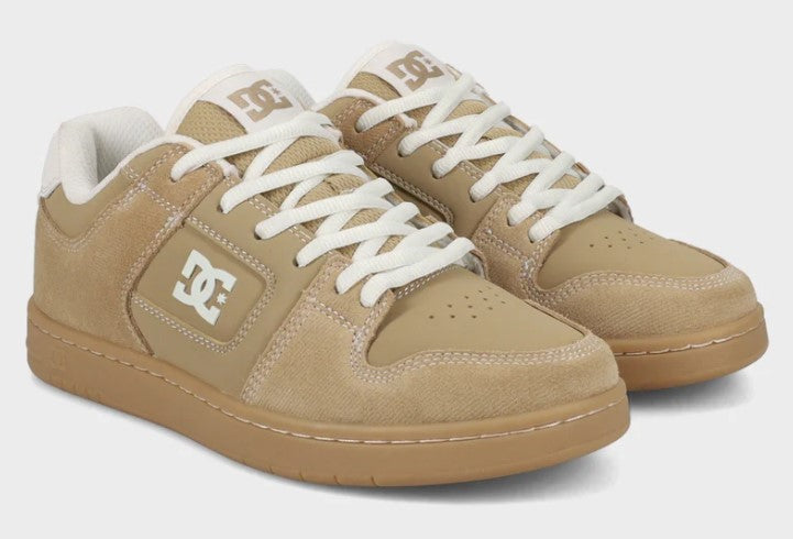 DC Shoes Manteca 4 Skate Shoes in tan colourway with gum soles