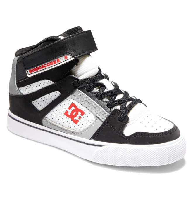 DC YOUTH PURE HIGH-TOP ELASTIC LACE SHOES Sum22