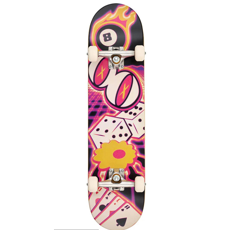 Deca Cards 7.75" Complete Skateboard in multi colour