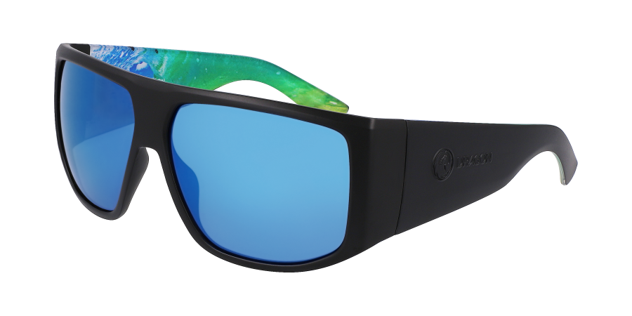 Dragon Fin Clark Little Blue Ion Polarised Sunglasses