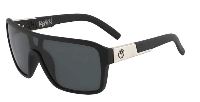 Dragon Remix Matte Black w/LL Smoke Polarised Sunglasses