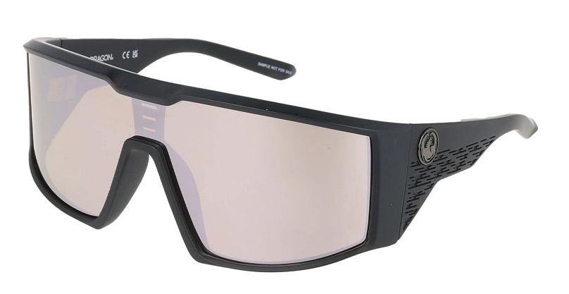Dragon Tension Matte Black Lumalens Silver Ion Sunglasses