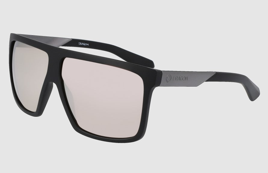Dragon Ultra Mtt Black/LL Silver Ion Sunglasses displayed from front