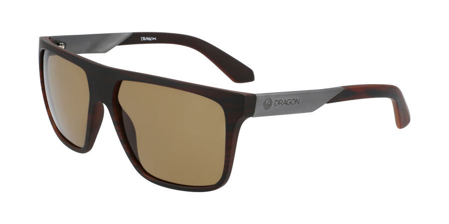 DRAGON VINYL TEAKWOOD Luma Lens BrOWN SUNGLASSES