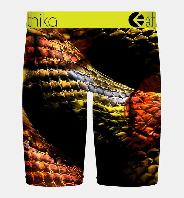Ethika Boys Bite Back Staple Boxers with snake body on back