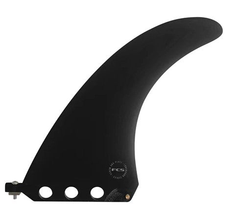 FCS Connect 9" Screw and Plate Longboard Fin in black