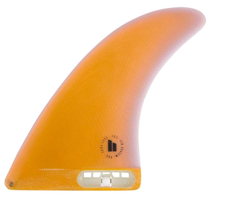 FCS II Single 8" PG Longboard Fin paddle pop