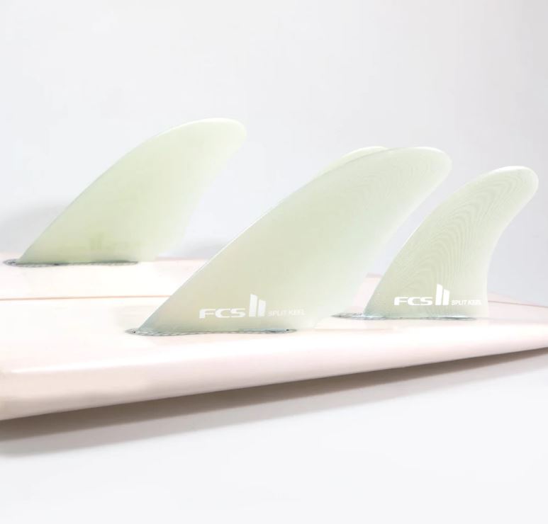 FCS II PG SPLIT KEEL QUAD FINS
