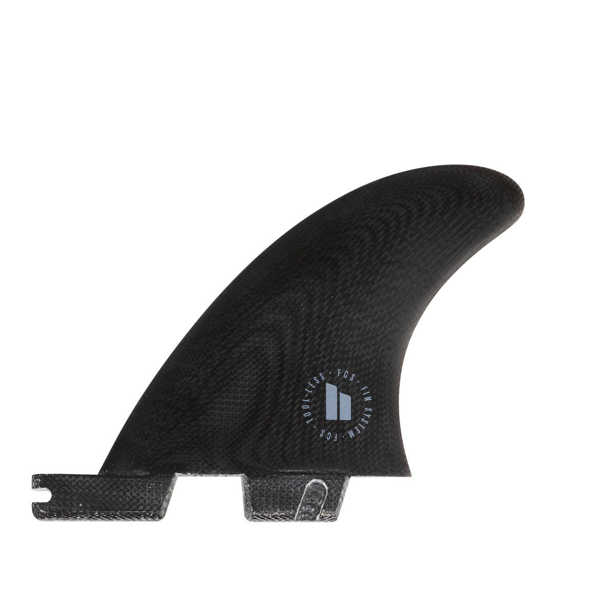 FCS II CARVER PG SMALL longboard SIDE BYTE FINS black