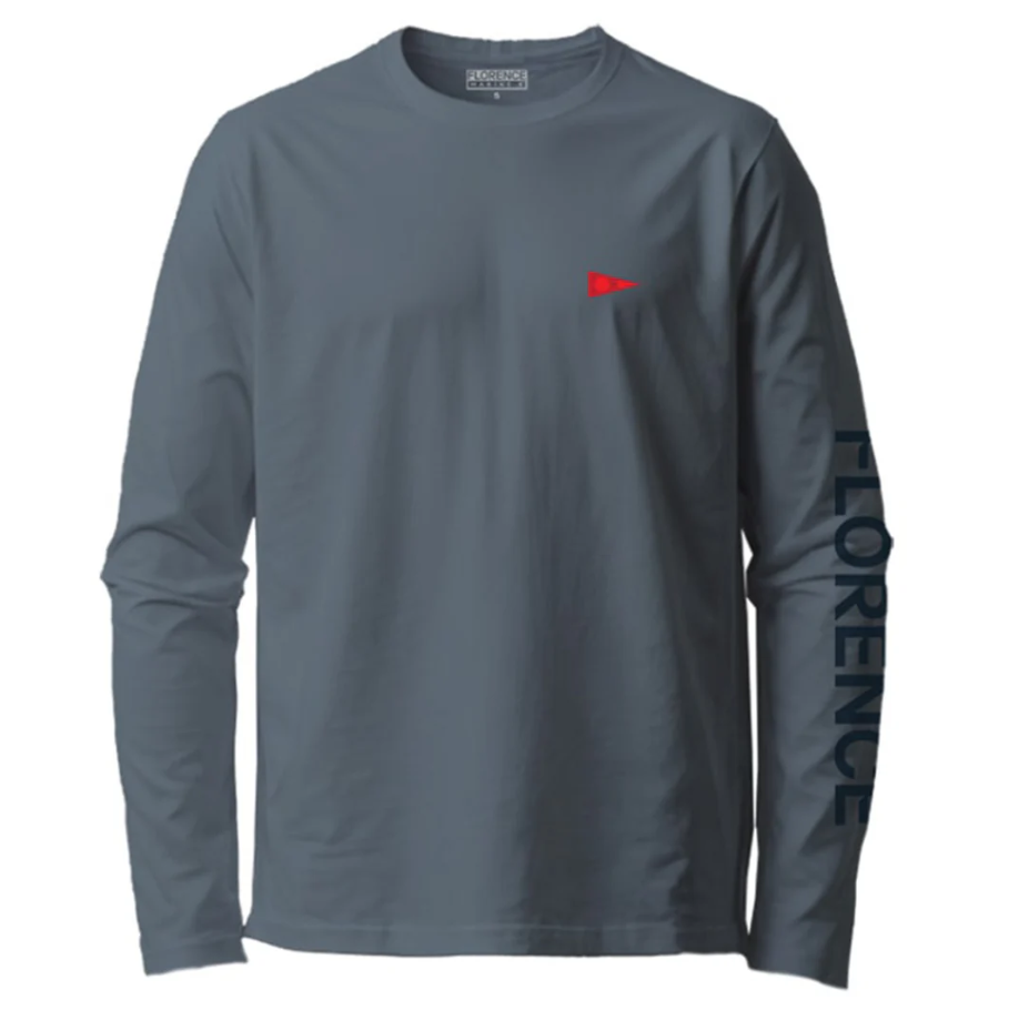 Florence Marine X Burgee Long Sleeve T-Shirt - Win26