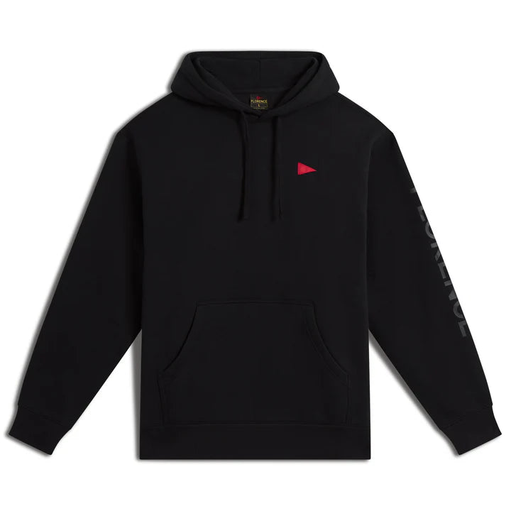 Florence Marine X Hoodie in black front view