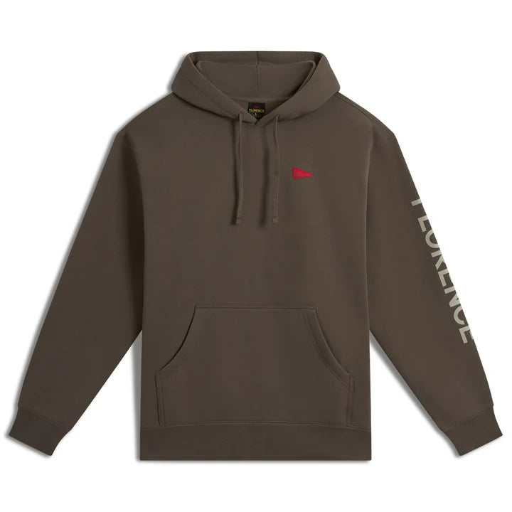 Florence Marine X Hoodie in pumice front view