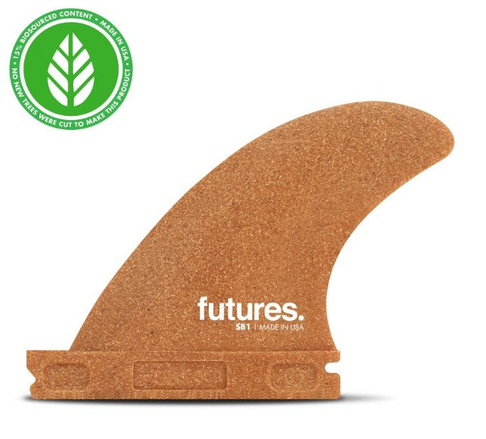 FUTURES LONGBOARD SIDEBITE FIN SET wood composite