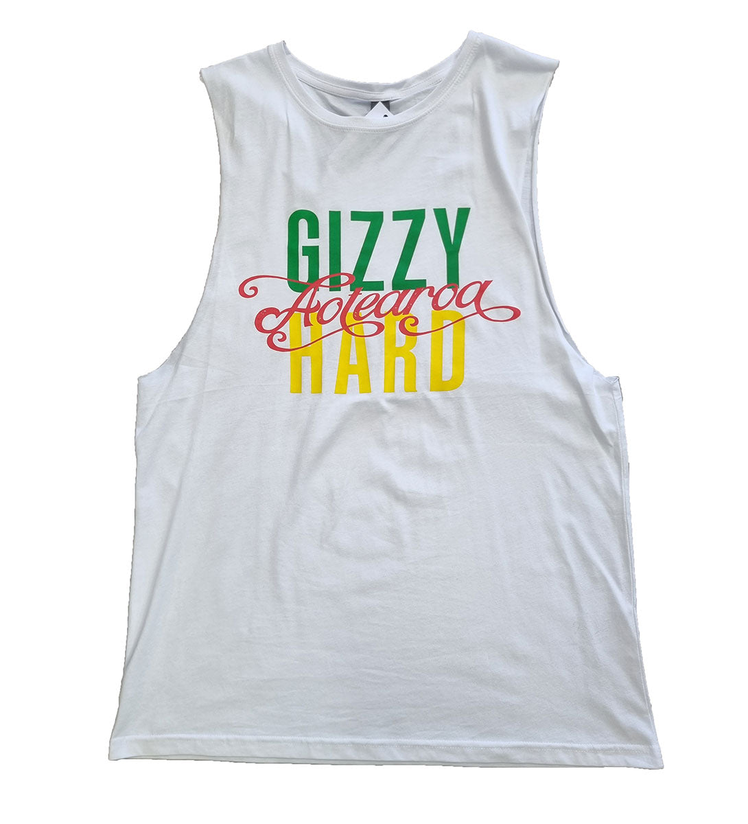 Gizzy Hard Aotearoa Unisex Muscle Tee