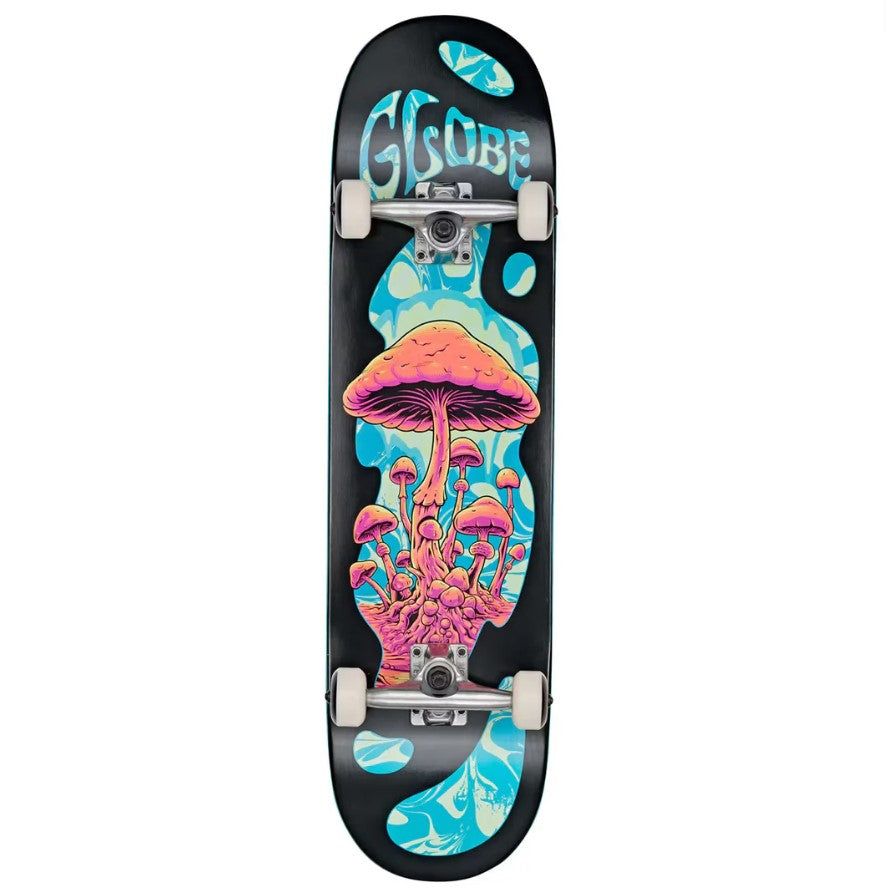 Globe G1 Mind Expansion 8.25" Complete Skateboard in black and green colourway
