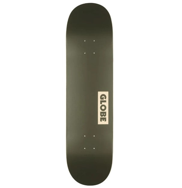 GLOBE GOODSTOCK 8.25" SKATEBOARD DECK in fatigue green