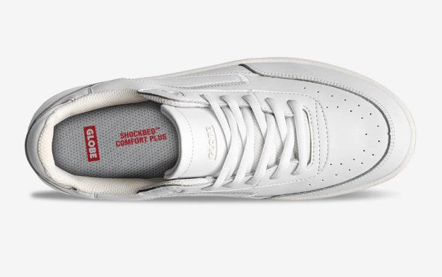Globe Holand Shoes in white from the top