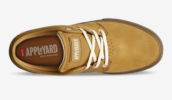 Globe Mahalo Skate Shoes in honey colour with gum soles from top