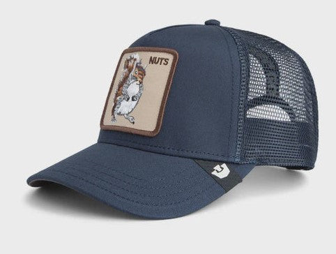 Goorin Bros Nuts Trucker Cap in navy colourway