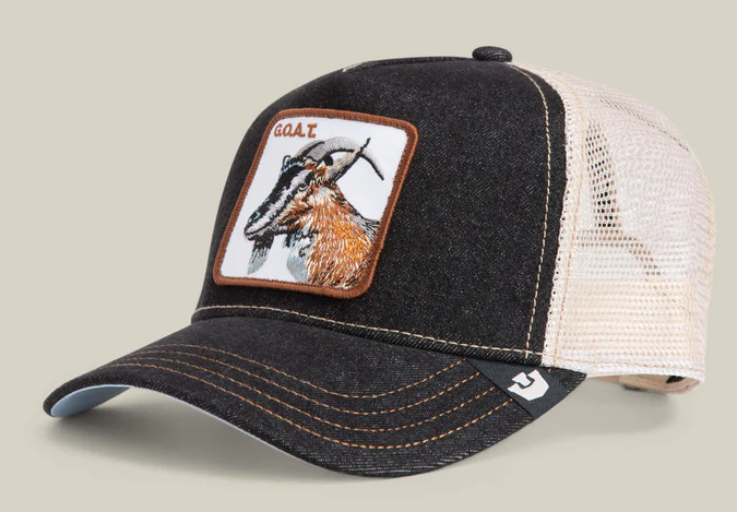 Goorin Bros The Goat Dark Denim Trucker Cap