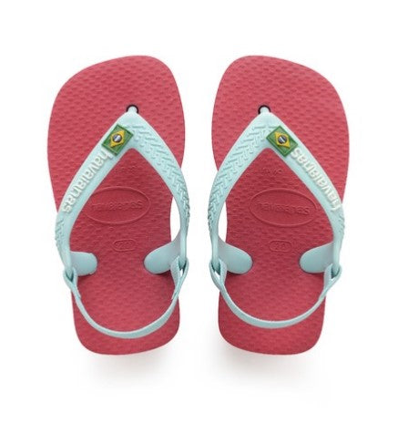 HAVAIANAS BABY BRAZIL LOGO 0579 FLAMINGO