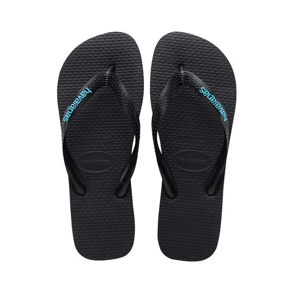 HAVAIANAS LOGO FILETE LT BLUE JANDALS