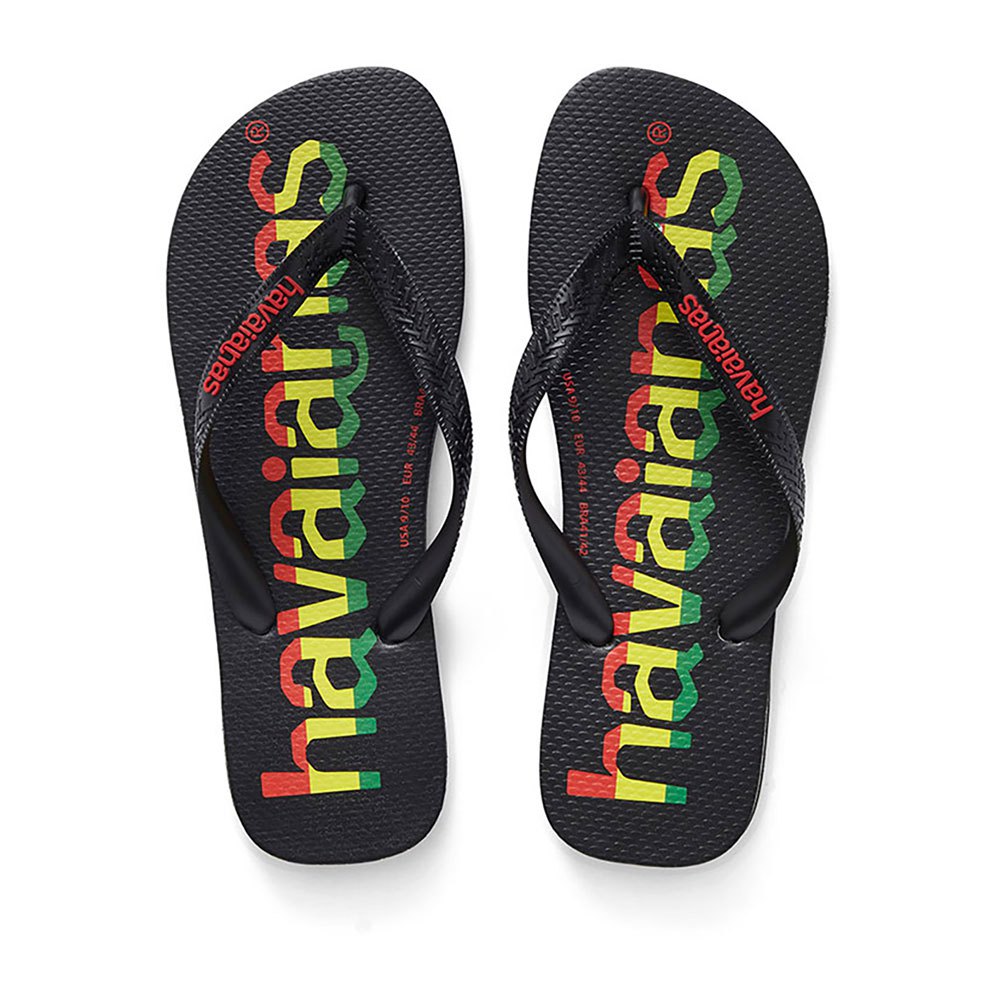 HAVAIANAS TOP LOGO MANIA RASTA JANDALS