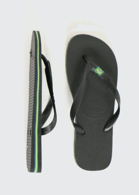 Havaianas Brazil Black Jandals