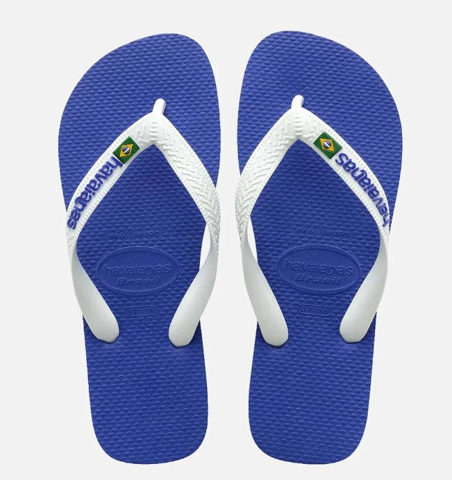 Havaianas Brazil Logo Marine Blue Jandals