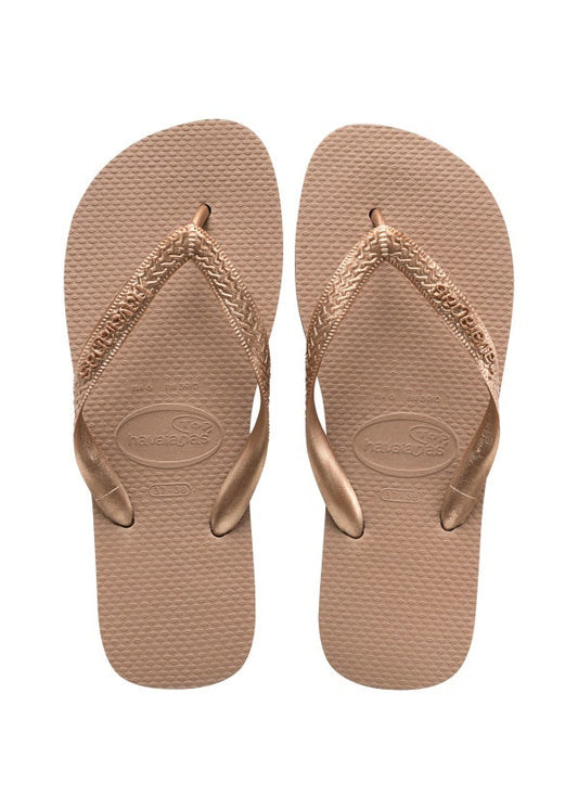HAVAIANAS TOP ROSE GOLD JANDALS