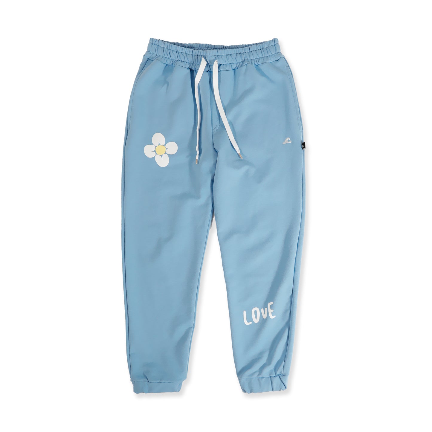Hello Stranger Girls Sunset Track Pants in cornflower colourway