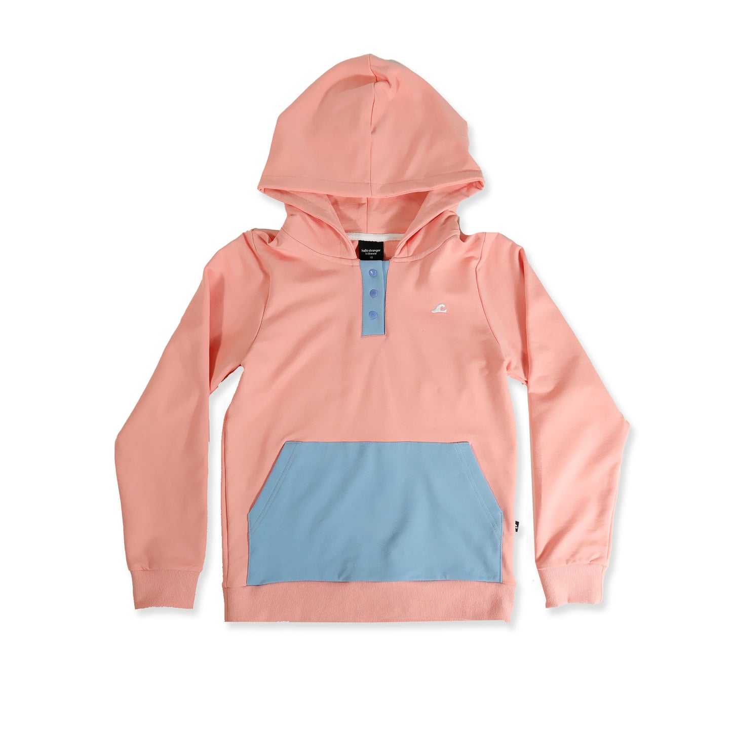 Hello Stranger Girls Isla Hoodie in ice cream colourway