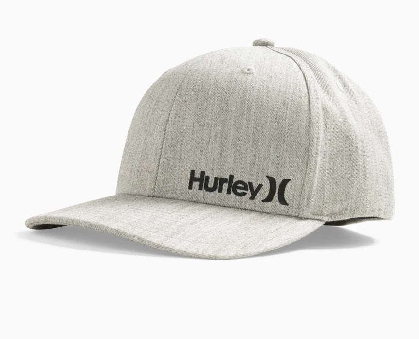 Hurley Corp Textures Flexfit Cap in heather grey