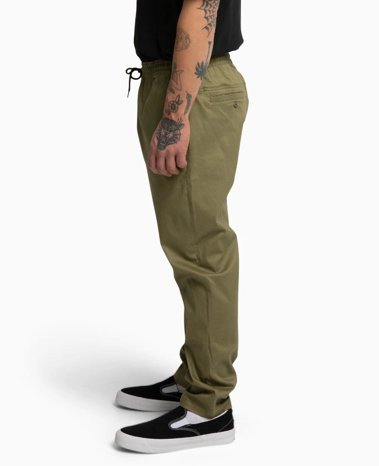 Hurley Dri Worker Jogger Pants in martini olive from side