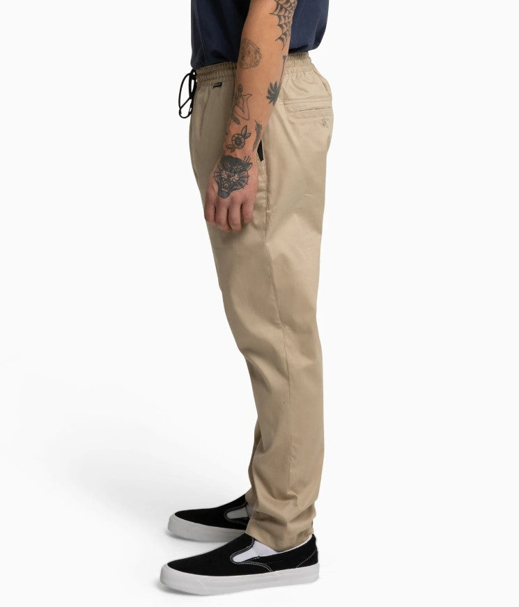 Hurley Dri Worker Jogger Pants in trench coat from the side