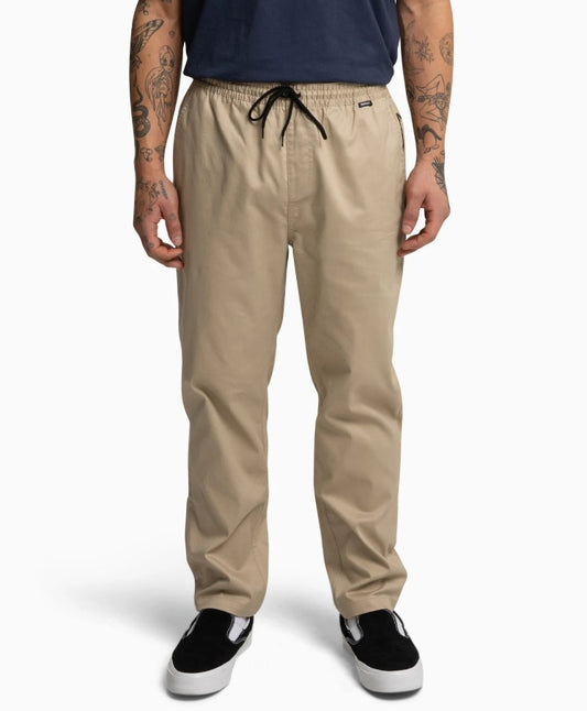 Hurley Dri Worker Jogger Pants in trench coat from the front