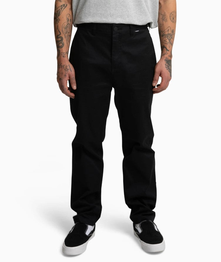 Hurley Dri Worker Pants in black colourway from front