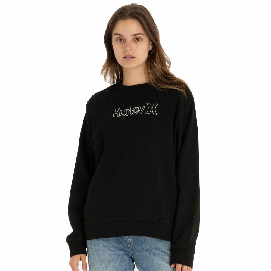 Hurley Outline Women's Crew in black