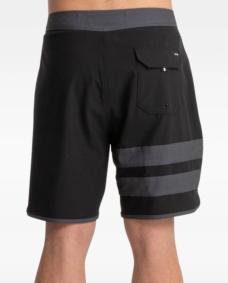 Hurley Phantom Block Party Mens Boardshorts black from back