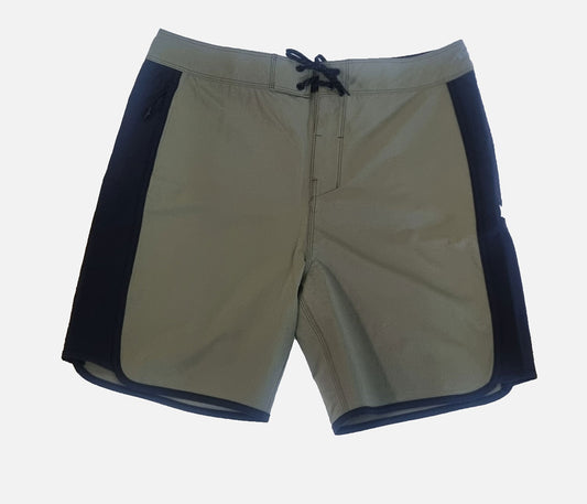 Hurley Phantom Cordura Tnr Boardshorts in kalamata and black colourway from front