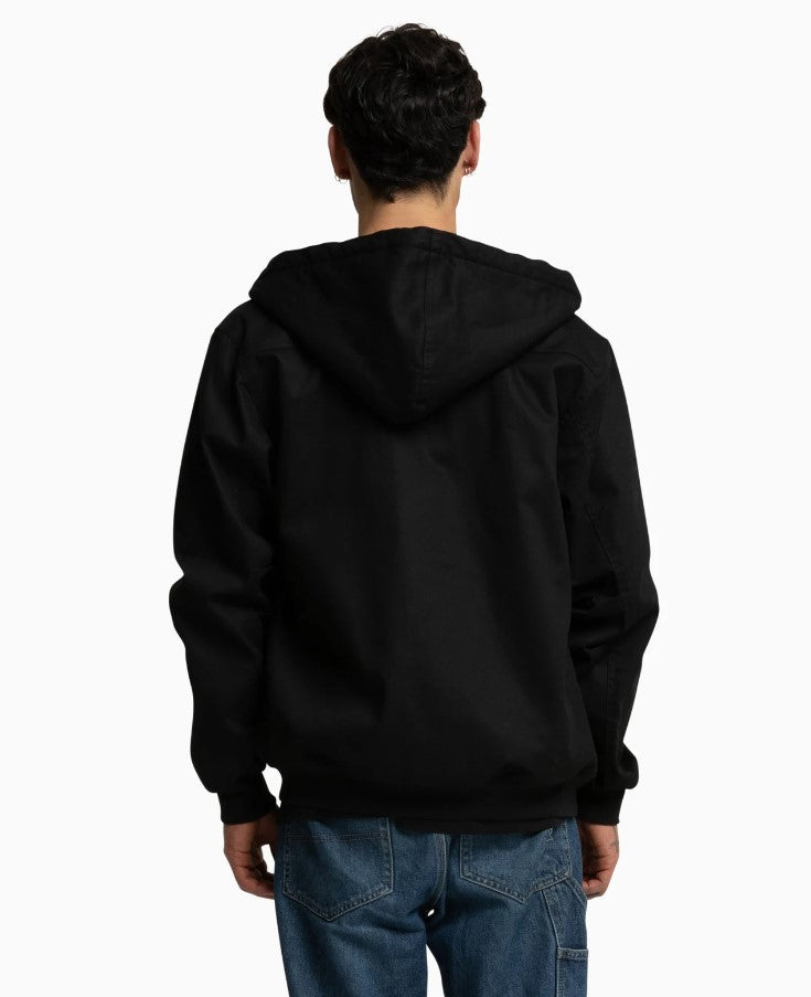 Hurley Surge Jacket in black from rear