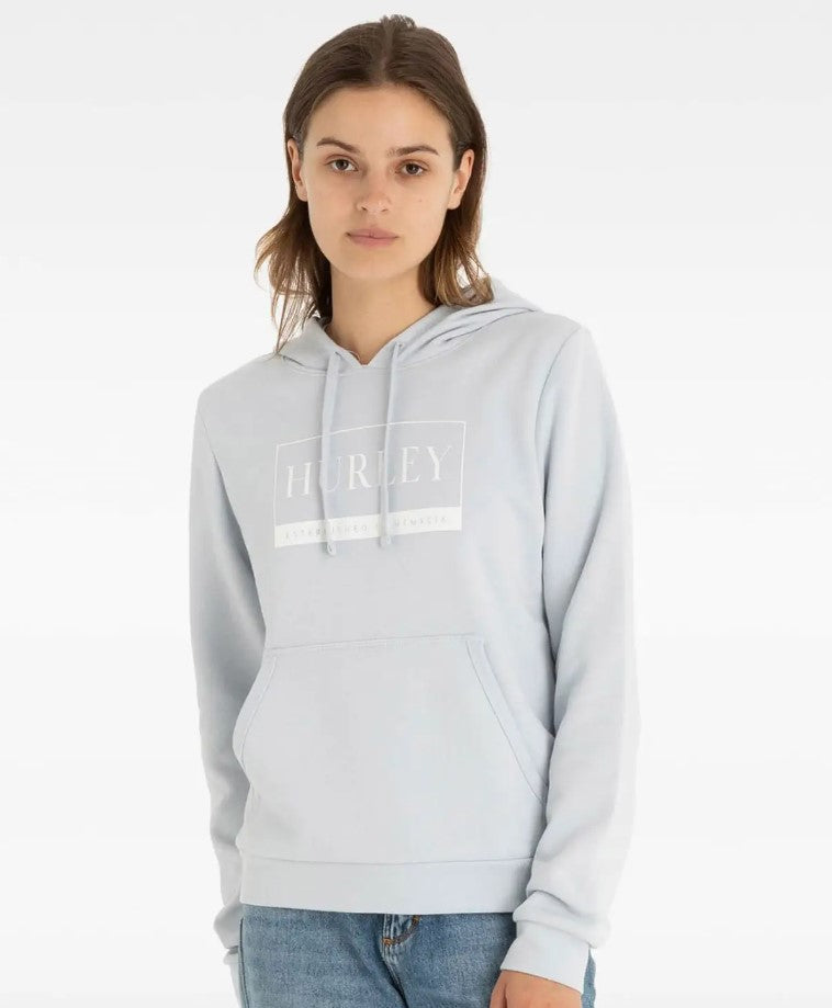 Hurley Found Pullover Women's Fleece Hoodie in stratus colour